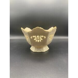 Lenox Special Langtry Collection Footed 7” Pierced Bowl EUC